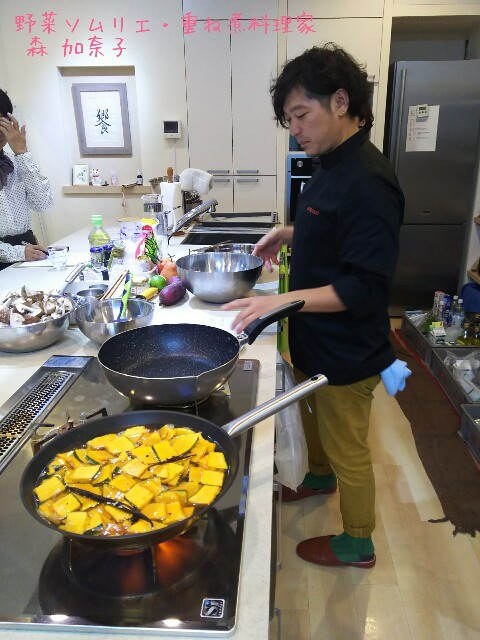 豊岡加奈子の野菜ノート ベジイタリアン教室に参加してきました Toyosu Blog 市場から情報発信