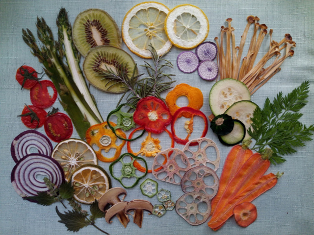 【豊岡加奈子の野菜ノート】【断面フェチ】押し野菜、押しフルーツをつくってみた！