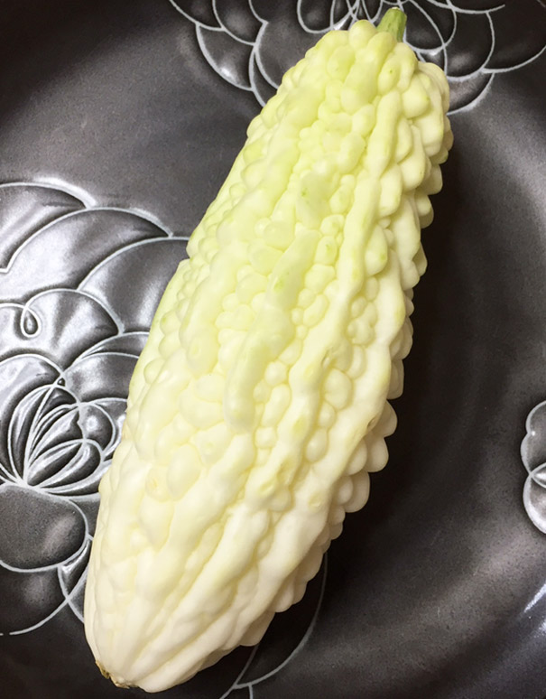 白さ際立つ 珍しい南国野菜 鹿児島県産 白にがうり を食べてみました Toyosu Blog 市場から情報発信
