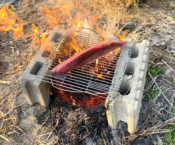 初ガツオを藁焼きしたゴールデンウィーク。
