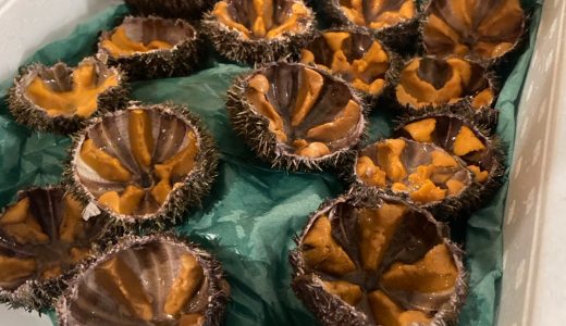 タガの豊洲市場日記：殻ウニ、白焼きウナギ、メヌケ、へべす 他