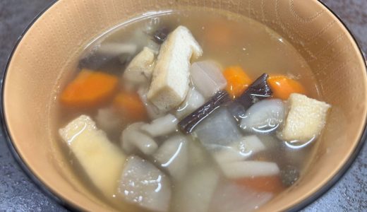 青森津軽地方の郷土料理　けの汁　に近い汁物