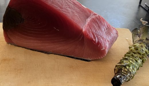 誕生日会は豊洲のマグロブロックで