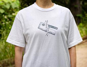 みとう庵オリジナルTシャツ 背面